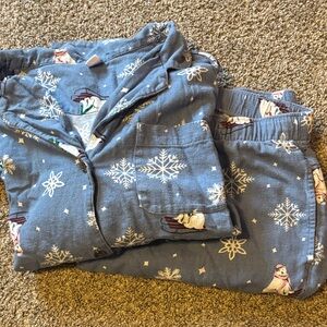 Polar Bear Snow Pajama Set